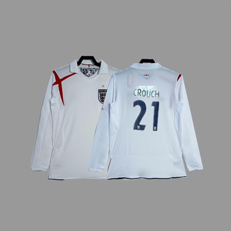 Vintage jersey Owen Rooney Beckham Lampard Gerrard classic football jersey England national team jersey