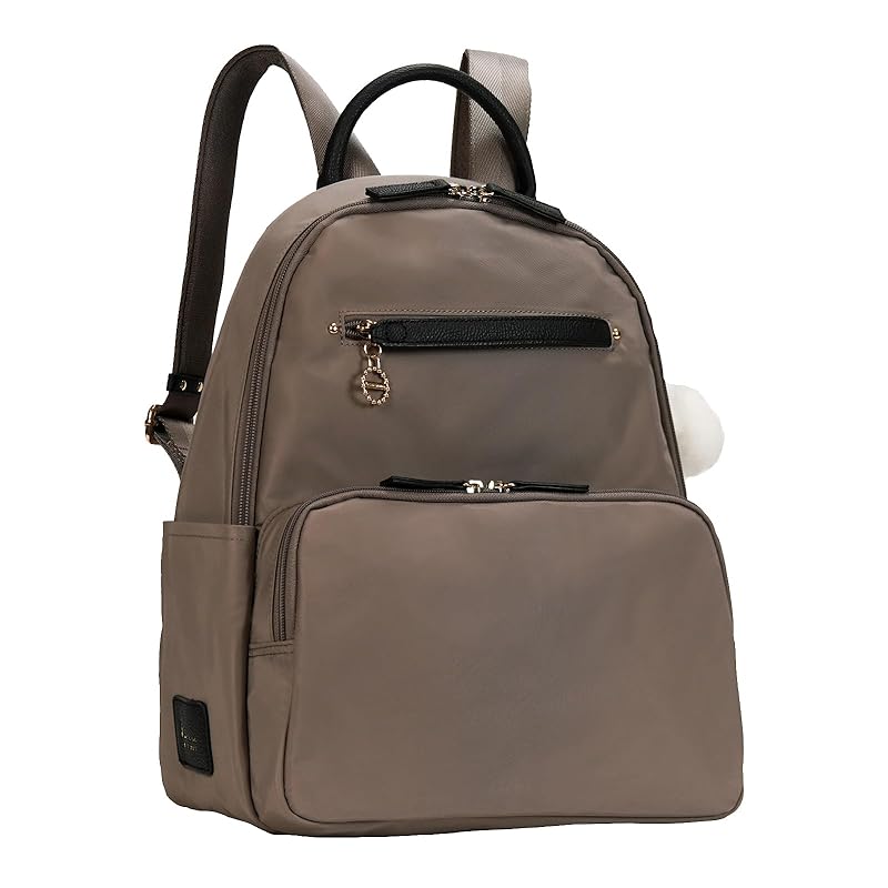 

[Kanana project] rucksack every backpack A4 storage possible With back pocket 31662 ladies light gray H37xW28xD13cm