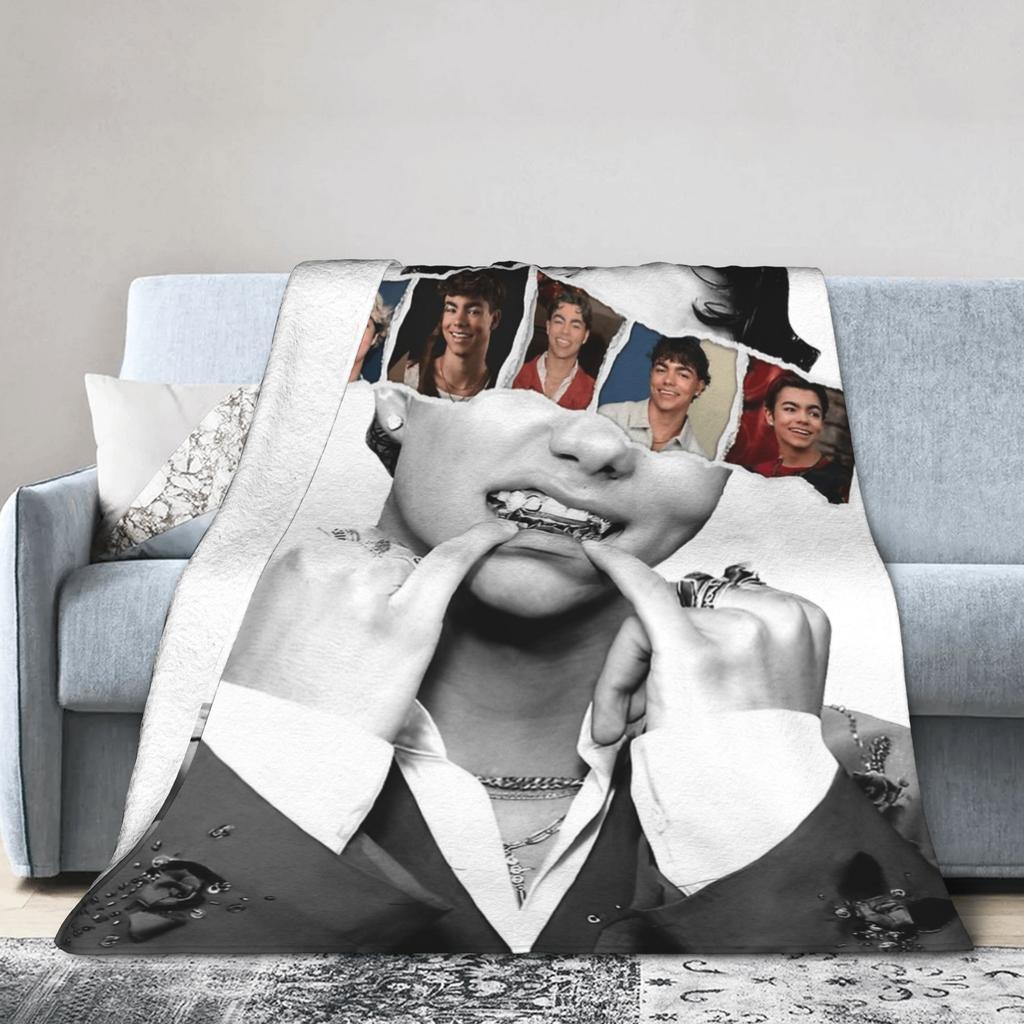 Malachi Bartons  Super Warm Blanket  Students Plush Throw Blanket Funny Home Decor Flannel Bedspread Sofa Bed Cover