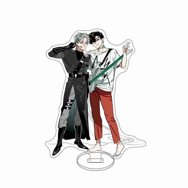 Alien Stage Till IVAN Luka Acrylic Stand Model Plate Decoration Originality Desk Figure Display Fan Gift Cartoon Couple Product