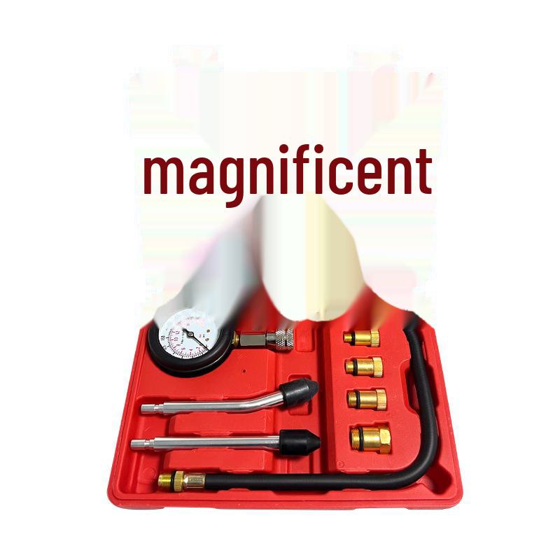 

Multifunctional Cylinder Pressure Gauge with Conversion Heads for Auto & Motorcycle Diagnostics