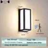 Moon-Shaped Outdoor Waterproof Infrared Sensor Wall Lamp for Courtyard, Balcony, and Doorway