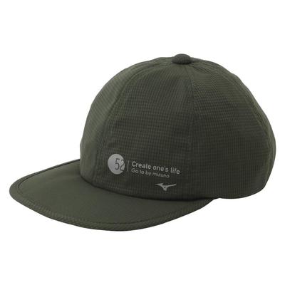 Mizuno Go To by B2JW1008 Khaki Airy Vent Cap, Compact, Deodorizing, Outdoor Travel & Walking Wear, Free Size