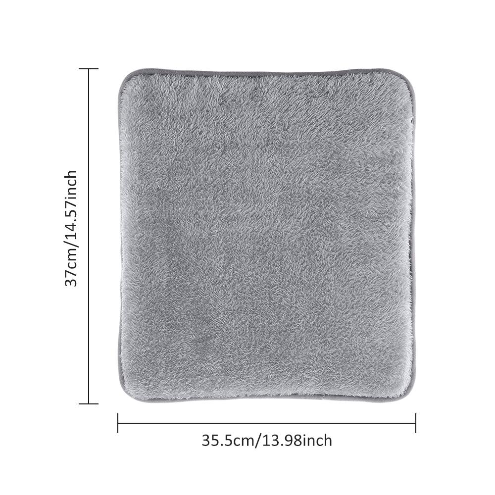 USB Electric Heated Seat Cushion, 4 Temperature Settings, Car Seat Heater, Cold Resistant Chair, Heated Mat for Office Travel