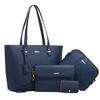 Trendy Women's Handbag Set 4-Piece Retro Top Handle Satchel Simple Elegant Crossbody Shoulder Bag Large Capacity