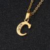 26-Letter Korean Style English Alphabet Pendant Necklace for Women and Besties