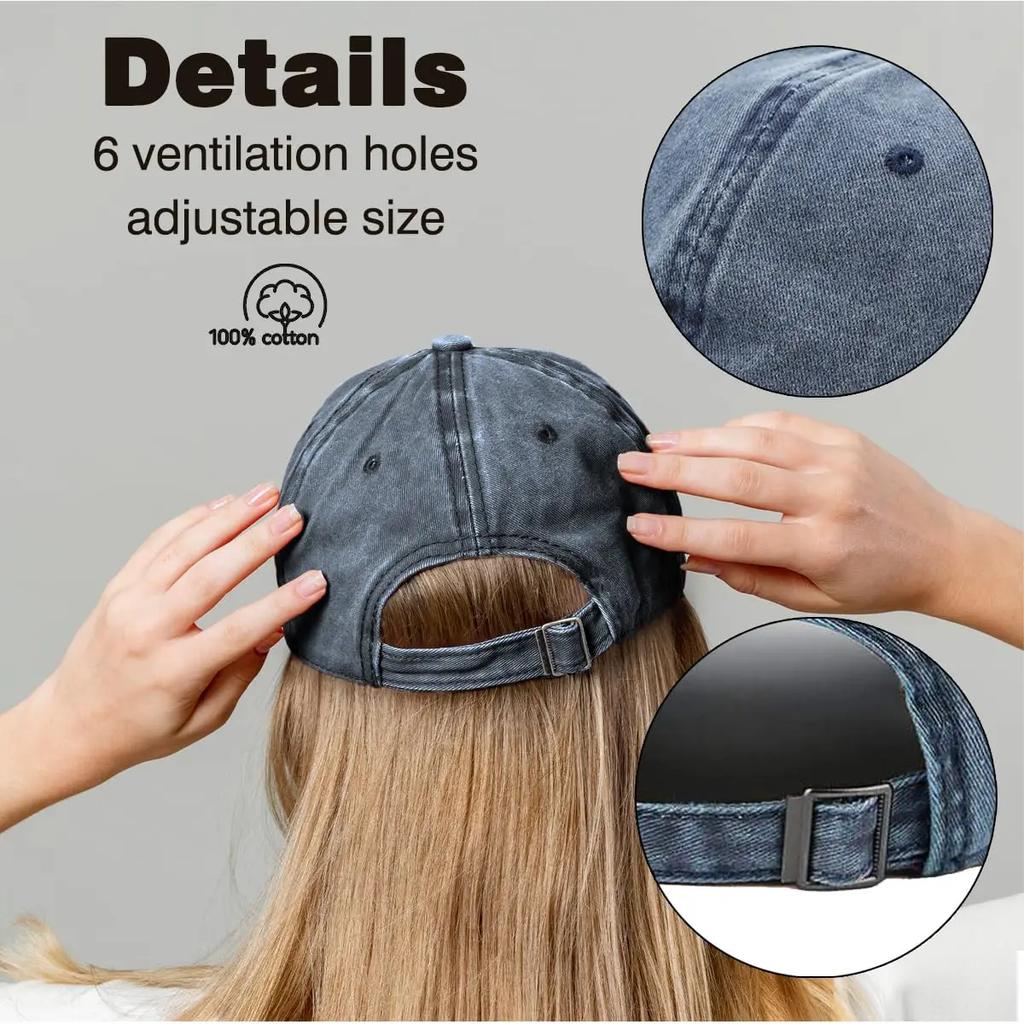 Вінтажна бейсболка 1944 року з оригінальних деталей, цікавого блакитного кольору, регульована кепка, подарунки на 80-річчя, на пенсію для чоловіків і жінок