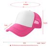 Wholesale High Quality Custom 3D Embroidery Sublimation Print 5-Panel Trucker Mesh Cap  Baseball Gorras Blank Foam Trucker Hat