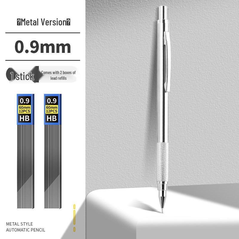 2.0 Metal Mechanical Pencil, Low Center of Gravity, No Sharpening Needed, Ideal for Drawing