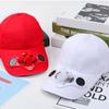 Solar Powered Fan Baseball Cap for Outdoor Activities with Adjustable Strap and PVC Blades