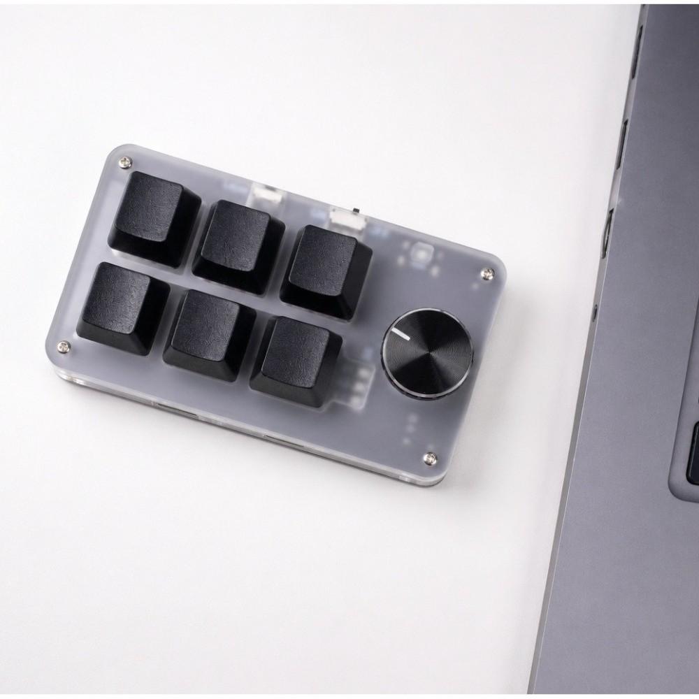 RGB Gaming Keypads USB Wired Knob Keypads Mini Custom Programming Keyboard for Photoshop