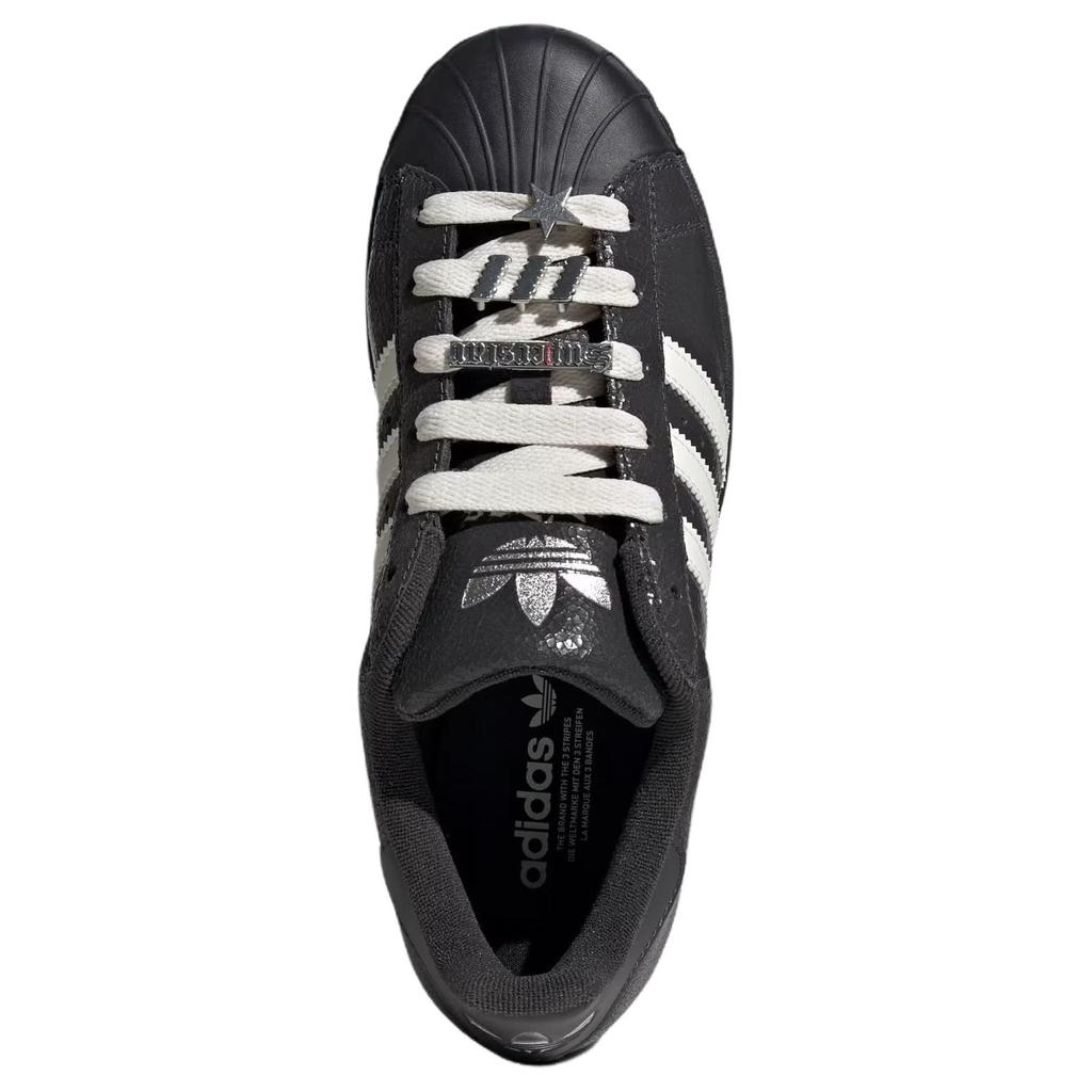Adidas Originals Superstar 2 Bequeme Vielseitige Skateschuhe Damensneaker Schwarz IH1628