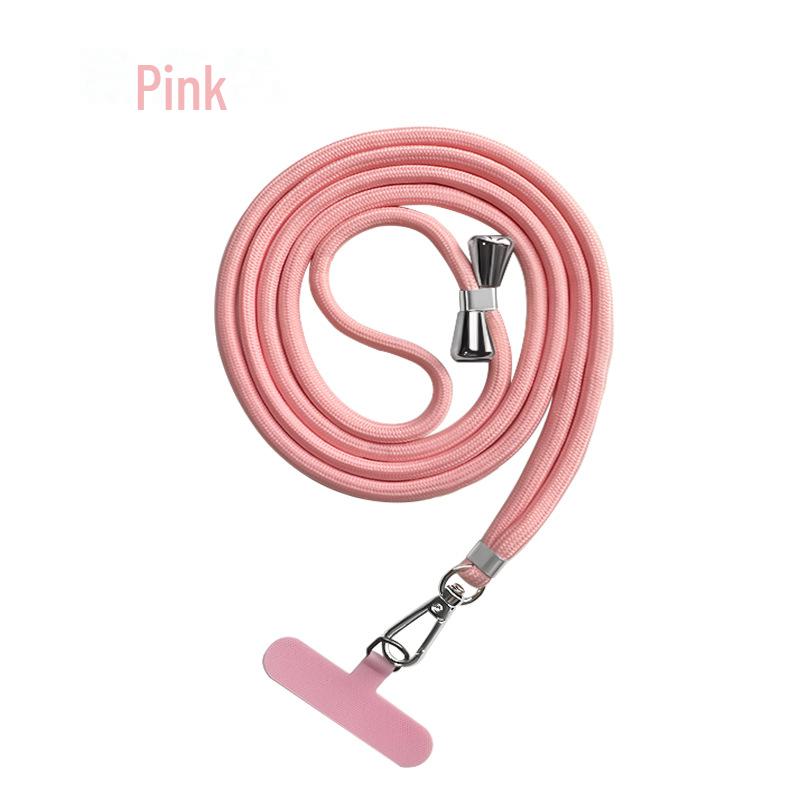 Adjustable Retractable Crossbody Phone Lanyard - Unisex Poly Neck Strap with Clip