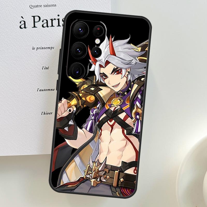 

Genshin Impact Arataki Itto Case For Samsung Galaxy S26 Ultra S25 S23 S22 S21 S24 Ultra S10 S20 Plus S25 FE Phone Cover Galaxy S22Ultra