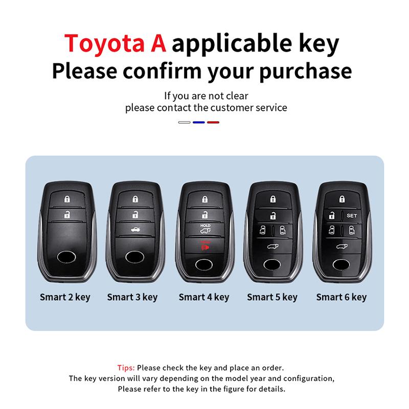 Auto Zinc Alloy Key Fob Cover Mount Chain Toyota Alphard Vellfire 2012 Previa Auto Key Fob Case Interior Accessories Auto Accessories