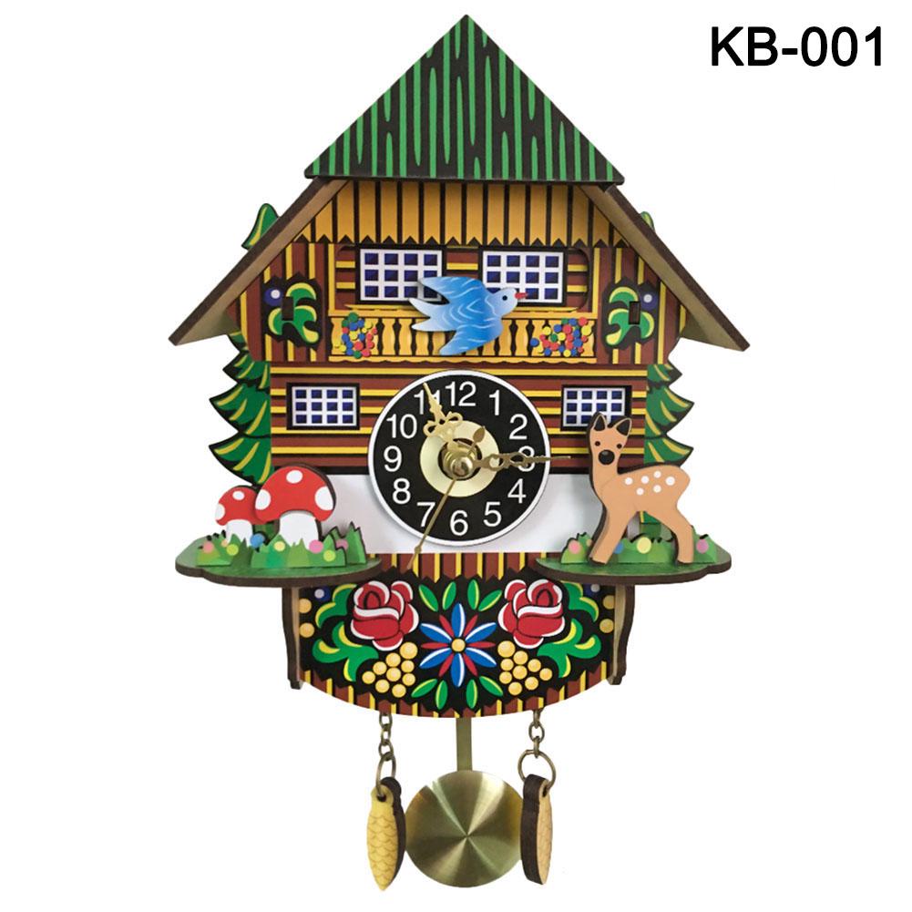 Buy Handcraft Clocks Carving Wall Retro Timer Cuckoo Home Decor Swing