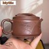 160ml Luxury Yixing Purple Clay Teapots Handmade Large Caliber Pot Raw Ore Purple Mud Kettle With Filter Zisha Tea Set Cha Gift