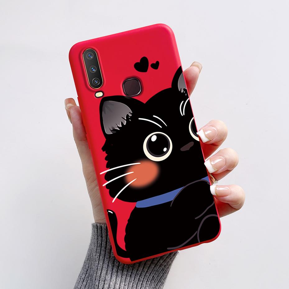 

For Vivo Y12 Y15 Y17 1902 1904 Case vivo Y19 1915 Phone Case VIVO Y17 Y15 Shockproof Case Cute Rabbit Panda Painted Soft Cover Vivo 1902 1904