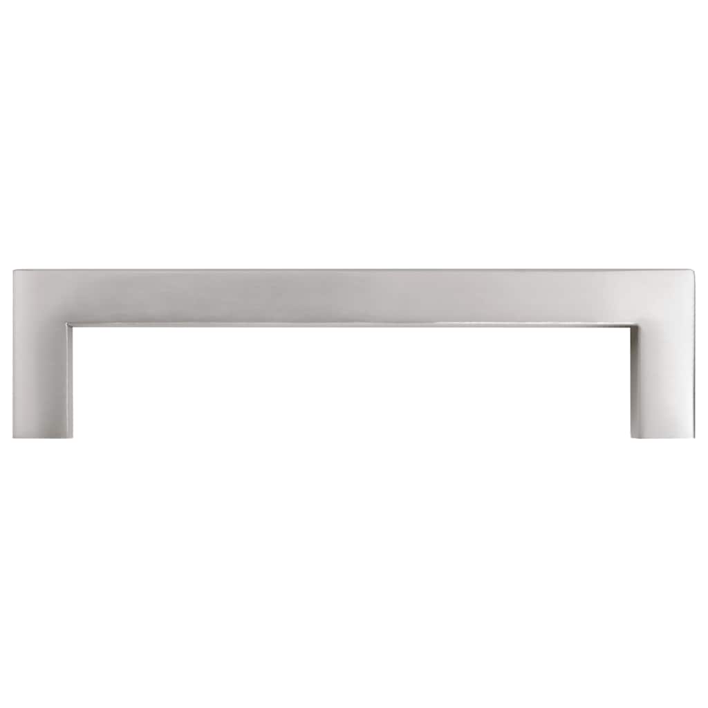 Furniture Handles 10 Pcs Silver 128 Mm Stainless Steel