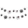 Halloween Creepy Bat Banner Hanging Decoration for Party Wall Haunted House Ornaments and Spooky Atmosphere