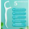 1/3/6/10 Box Portable Disposable Dental Floss Plastic Toothpick High-tension Dental Floss Stick Dental Floss Box Oral Care