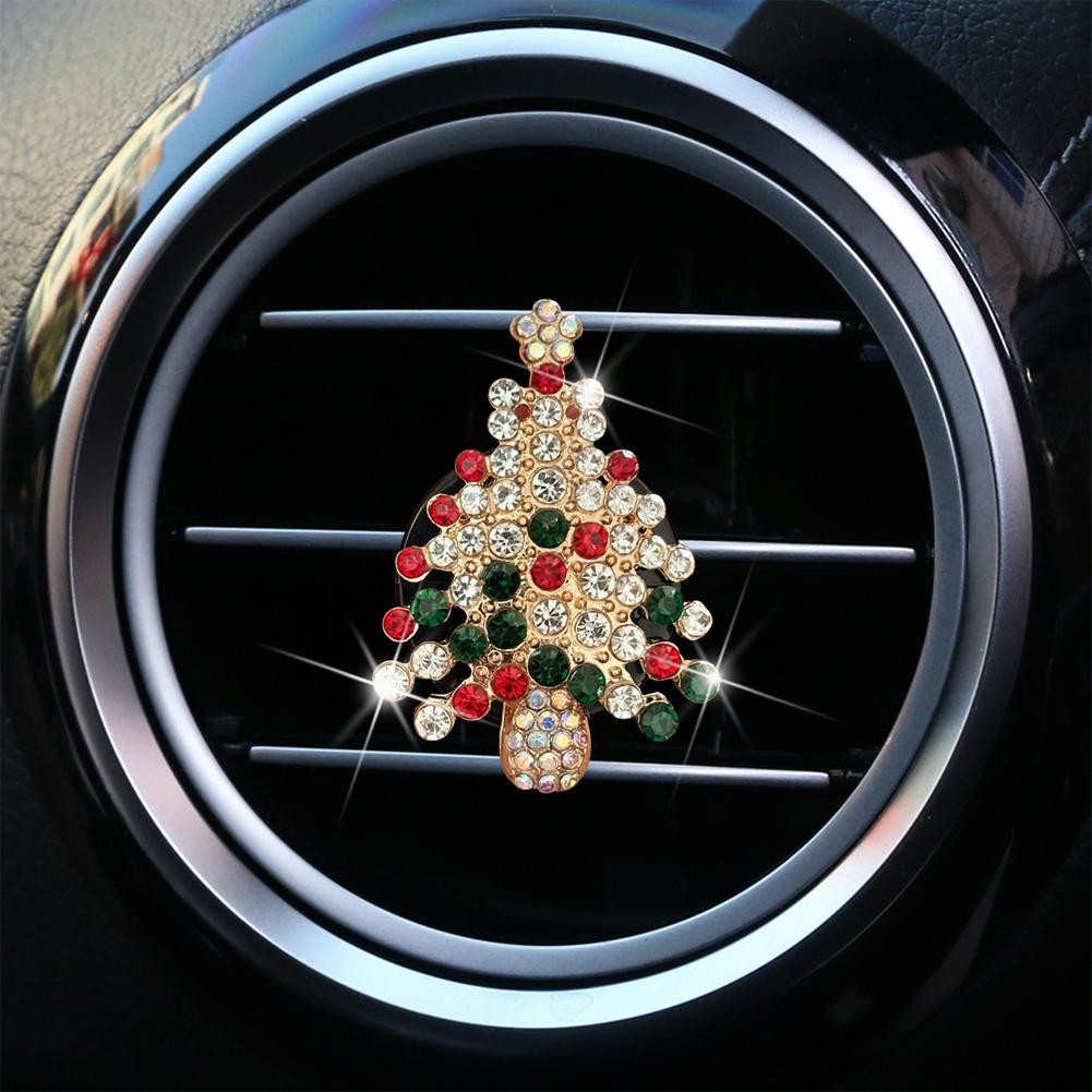 

1Pc Car Air Fresher Festival Style Car Air Outlet Clip Christmas Hat/Heart/Tree Shape Car Aroma Freshener Vent Fragrance Clip