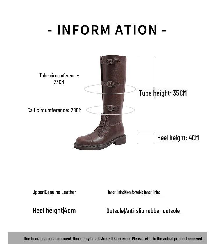 Rapid Delivery: 2025 Women's Retro Hidden Heel Western Motorcycle Boots