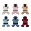 New Dog Warm Fleece Coat with Hood, Graphite Carbon Fiber Cotton Waterproof Down Jacket Colorful Dog Clothes