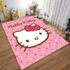 Hello Kitty Pink Carpet with Floral Pattern Suitable for Use As an Anti-slip Game Mat for Living Room and Bedroom Sofas