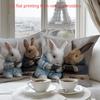 4 Pack Easter Pillow Covers Cute Rabbit Theme Cushion Covers, Adding Cuteness to Cozy Home, Suitable for Bedroom or Living Room