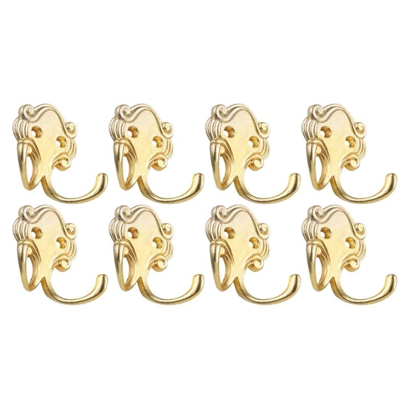 Multipurpose 8Pcs Coat Hook Bedroom Organizing for Kitchen Wardrobe Bathroom X3UC