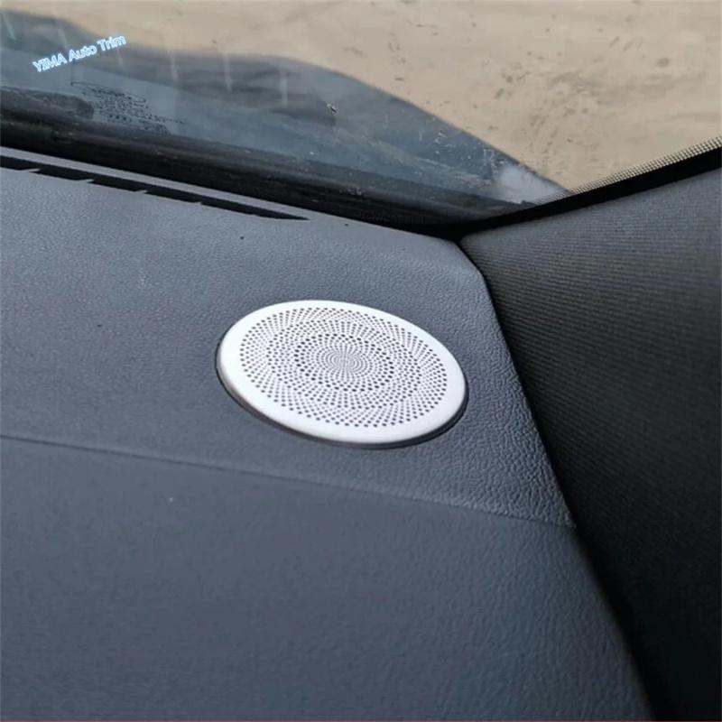 Car front dashboard Horn Audio Stereo speaker panel cover trim For Ford Escape / Kuga 2024 2025 Accessories