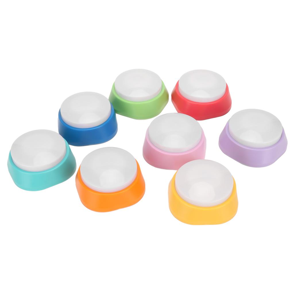 8pcs Voice Recording Button 30 Seconds Recordable Training Buzzers Talking Buttons for Cats Dogs
