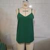 Damen Frühling Sommer Einfarbig Kariert Camisole Urlaub Sexy Locker Ärmellos Trägerweste Rückenfrei Tanktops S-XL