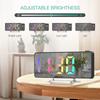 12/24H Projection Alarm Clock Date/Temperature Display Projector Ceiling Clock  for Bedroom