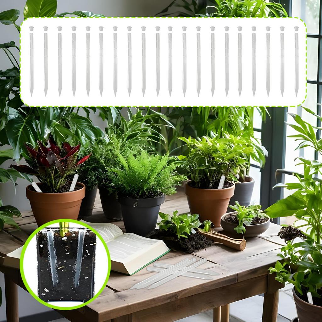 Plant Aeration Tubes 20-Piece Plant Soil Aeration Tube For Gardening 9.8 Inches Prevent Overwatering Ventilation Sticks For