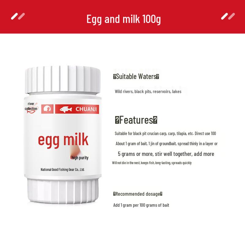 

Egg & Milk Fish Attractant for Bream, Carp & Tilapia