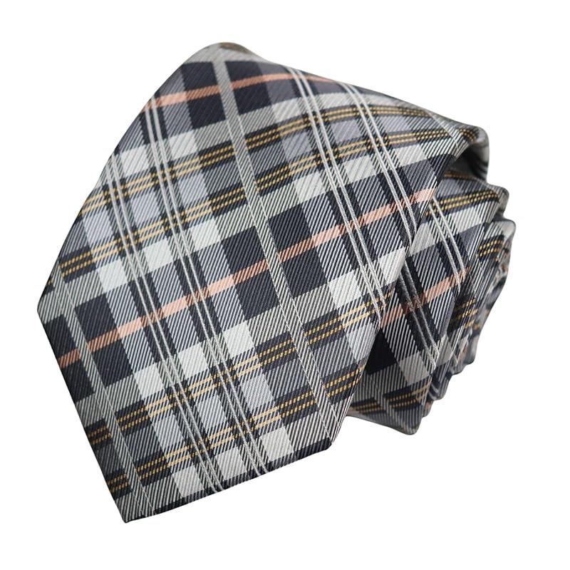 

[Michiko London] freshers recruitment tie brand silk present gift gift Fashionable suit perfect for jackets men s (MKCP-38-C gray)