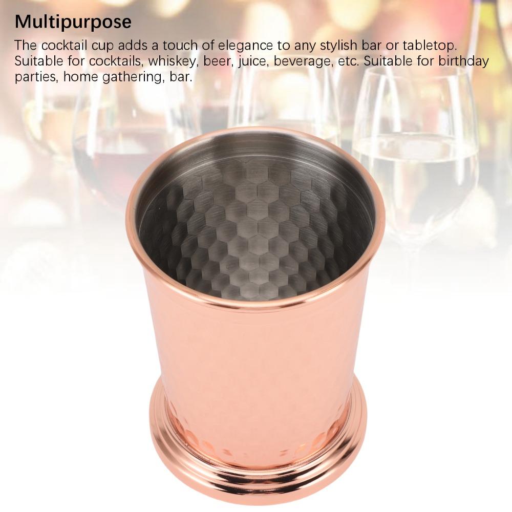 304 Stainless Steel Stainless Steel Drinking Cup Wide Base Stability Beverage Cup Party