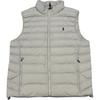 Polo Solid Color Polo Logo Stand Collar Sleeveless Vest Men Vest Gray 710949964-005