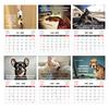 Desk Dogs 2026 Calendar Funny Dogs Illustrations Wall Calendar Jan.2026-Dec.2026 12 Monthly Planner for Home Office