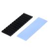 Aluminum Cooling Heat Sink Thermal Pads Heat Dissipation Radiator Thickness 3mm for M.2 Sata PCI-E NVME M2 SSD Heatsink