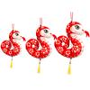 Tassels Snake Mascot Hangings Flower 2025 New Year Toys Lovely Snake Dolls Pendant  Students
