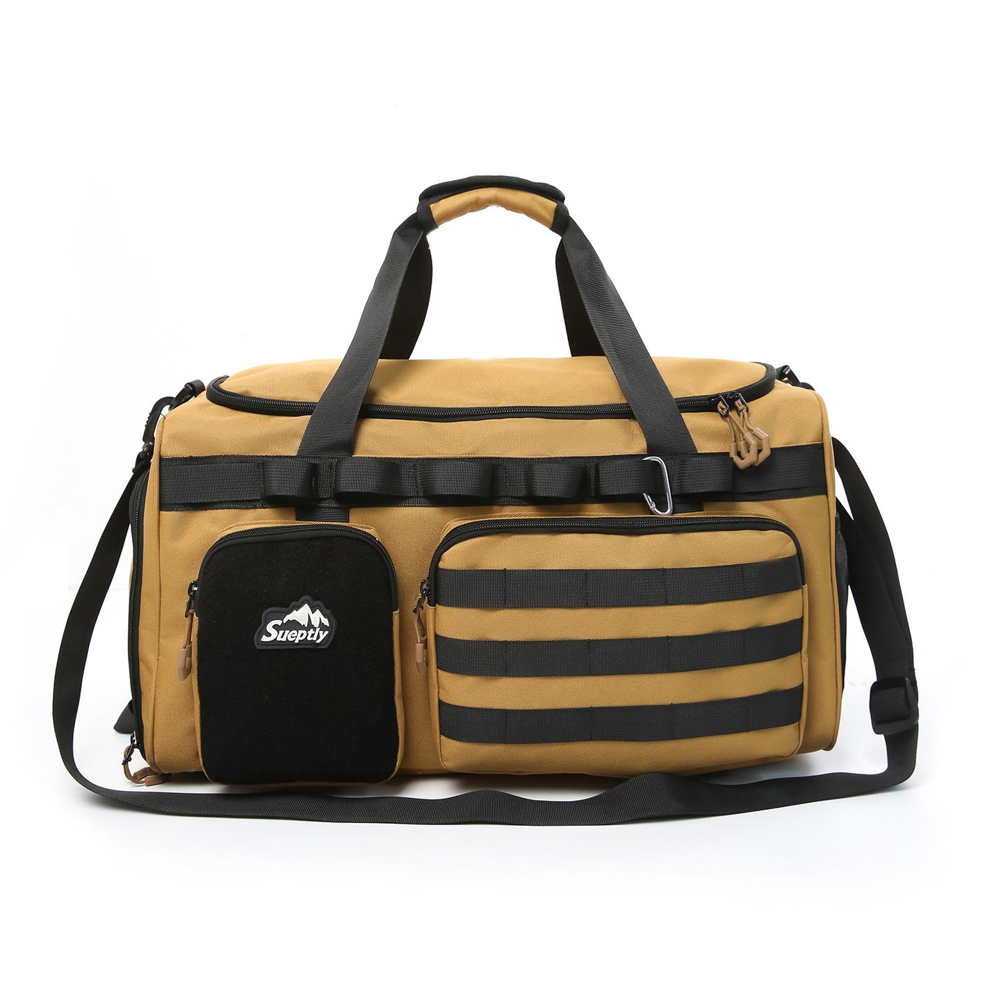 

Large Capacity Short-distance Travel Bag Men s Portable Sports Fitness Bag Multifunctional Backpack Luggage Bag Mountaineering Backpack хаки