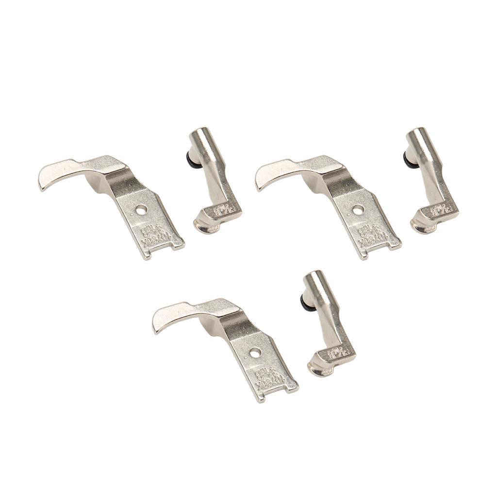 3 Sets Nähmaschinen-Nähfuß Glättend Robust Stahl Leicht Flexibel Nähfuß-Set für Reparatur Ersatz