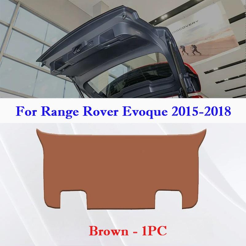 For Land Rover Range Rover Evoque L 2015-2026 Car Trunk Door Leather Anti Kick Pad Tailgate Protective Mat Interior Cargo Liner
