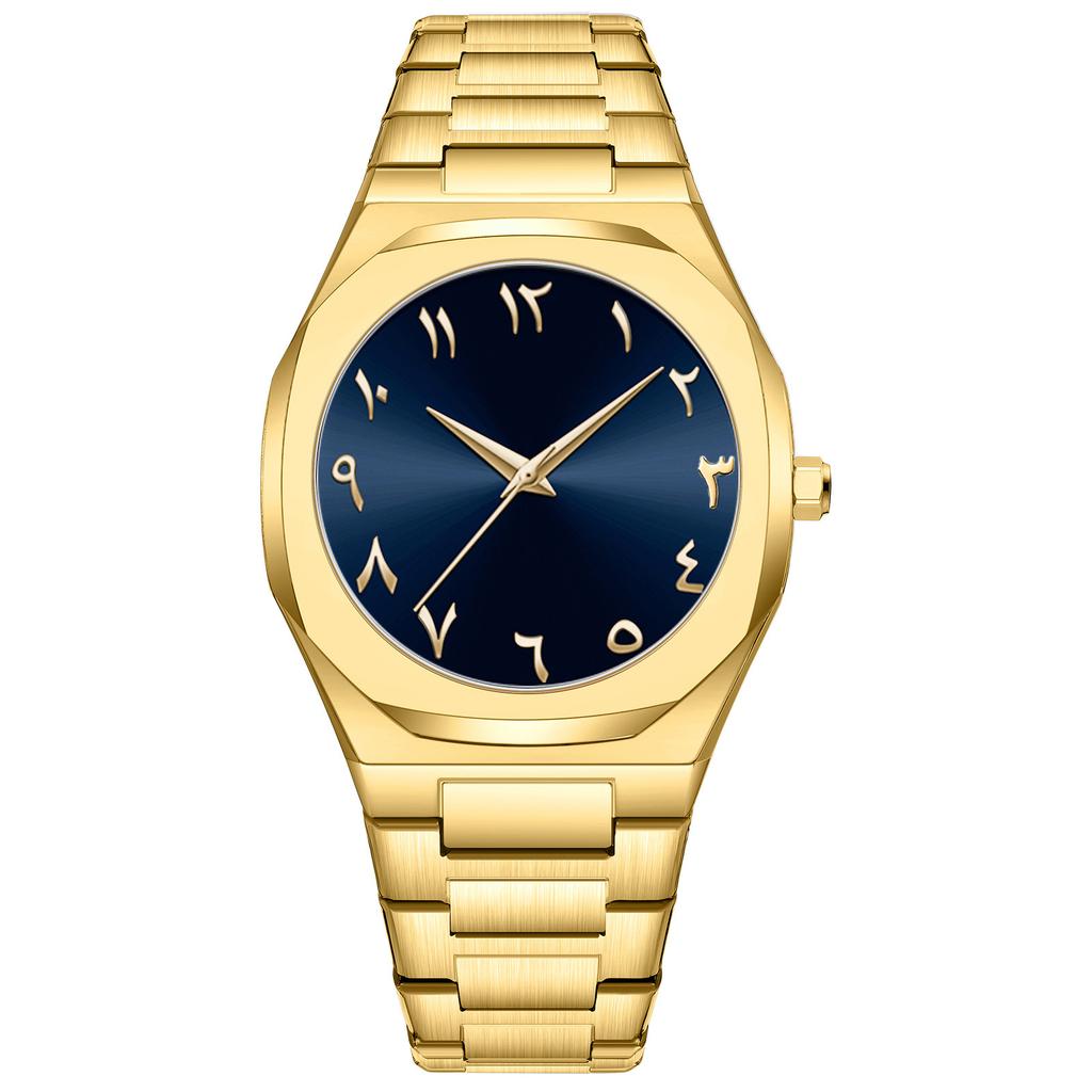 2025 Top Brand Black Men Quartz Watches for Male Clock Luxury Stainless Steel Band Fashion Men Wrist Watches Dropshipping