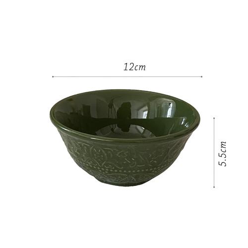 Французский стиль Классический зеленый ретро стиль кружевная керамическая тарелка керамическая миска прямоугольная тарелка мода красивая