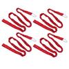 4 STÜCKE Kajak Rutenfangleine Nylon Elastisch Anti-Verloren Kajak Paddel Leine Für Treiben Surfen Rot