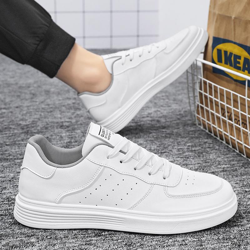 WhiteSkateboard Shoes Sneakers Summer Men's Sneakers Genuine Mens Shoes for Men Offer Casual Sneaker Free Shipping  Footwear